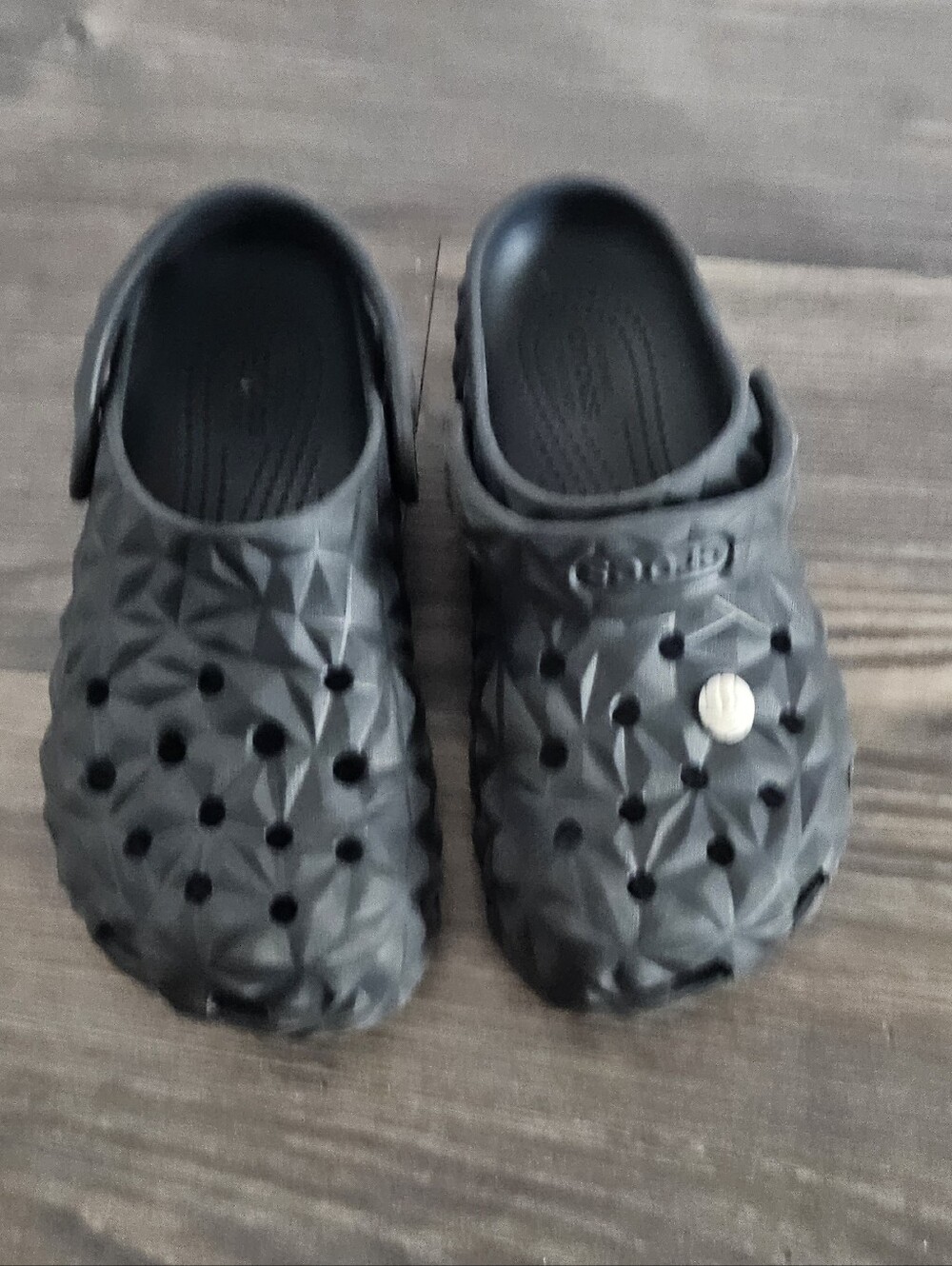 Kids Black Casual Slip-On CROCS Size 2